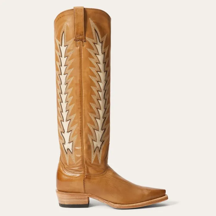 Johnnie Boots Brown Women Stetson Western
