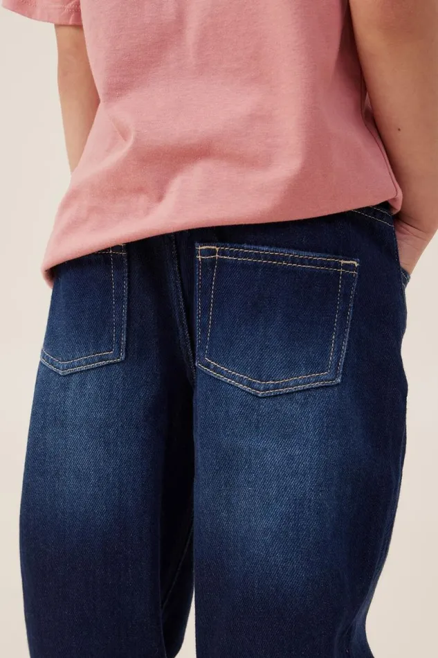 Jordan Slouch Jean Indigo Wash Girls Cotton On Leggings Pants and Jeans Jordan Slouch Jean Indigo Wash Girls Cotton On Leggings Pants and Jeans