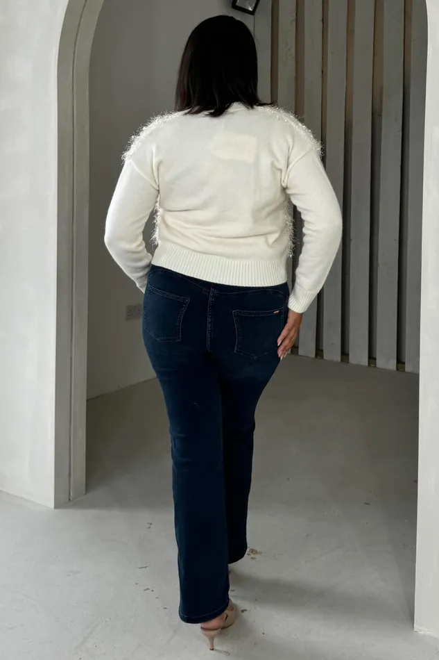 Josie Cream Knit Textured Cardigan Women Girl In Mind Knitwear