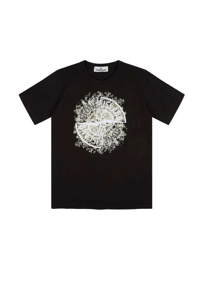 Junior 21057 TShirt In Black Stone Island TShirts