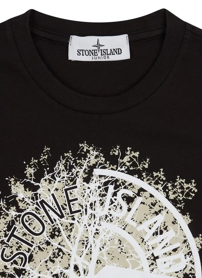 Junior 21057 TShirt In Black Stone Island TShirts