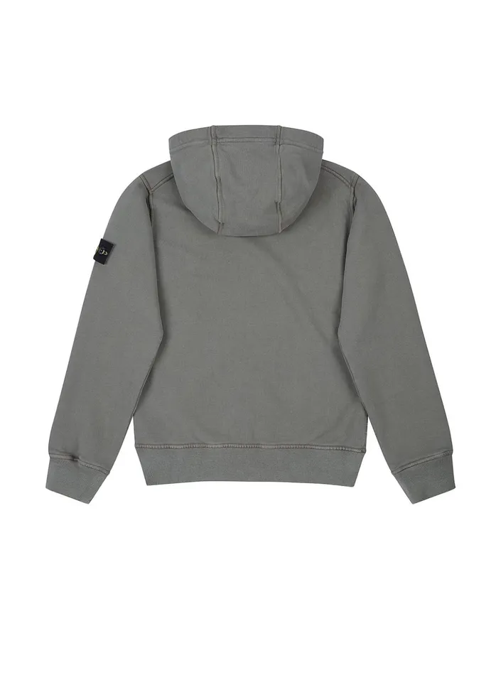 Junior 60740 Zip Through Sweatshirt In Mushroom Stone Island Sweatshirts