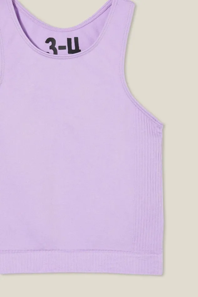 Kali Seamfree Tank Lilac Drop Girls Cotton On Tops and TShirts Kali Seamfree Tank Lilac Drop Girls Cotton On Tops and TShirts