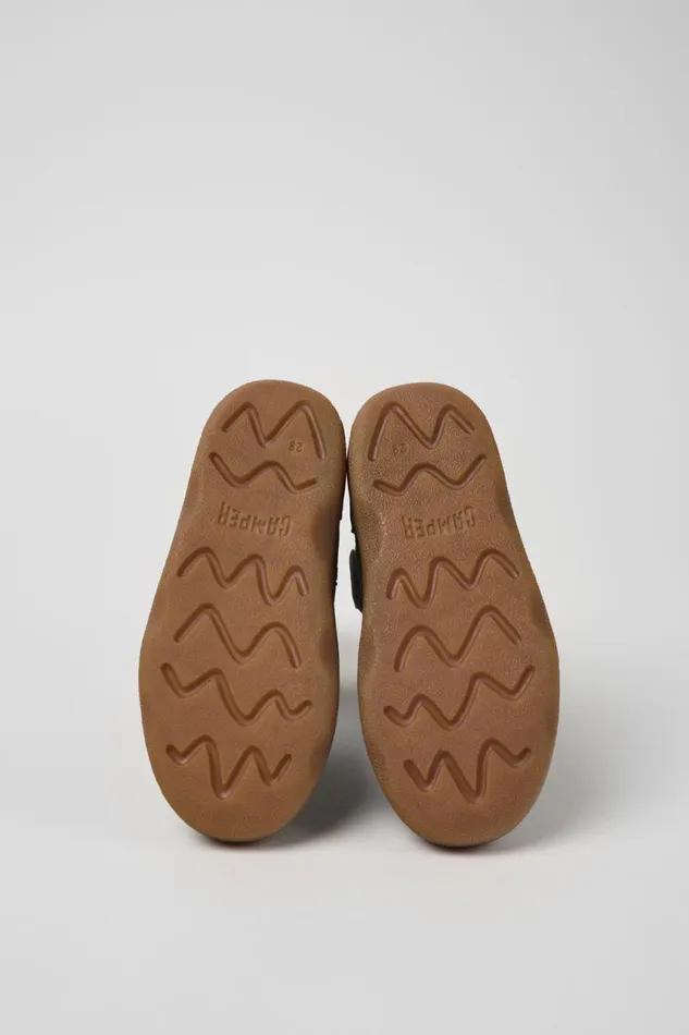 Kids Camper Boots Kiddo Green Nubuck Boots For Kids Kids Camper Boots Kiddo Green Nubuck Boots For Kids
