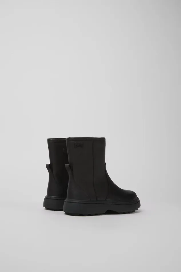 Kids Camper Boots Norte Black Leather Boots Kids Camper Boots Norte Black Leather Boots
