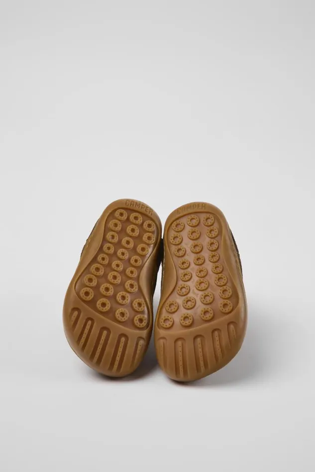 Kids Camper Boots Twins Brown Nubuck Boots For Kids Kids Camper Boots Twins Brown Nubuck Boots For Kids