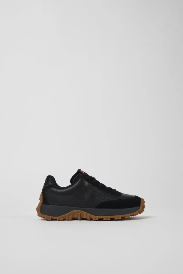 Kids Camper Sneakers Drift Trail Black Leather And Nubuck Sneaker For Kids Kids Camper Sneakers Drift Trail Black Leather And Nubuck Sneaker For Kids