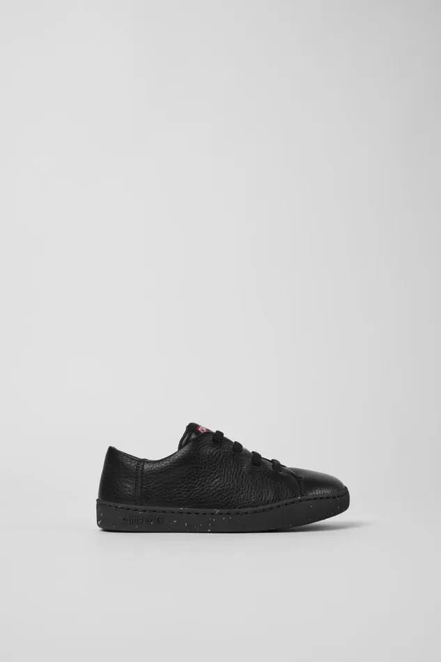 Kids Camper Sneakers Peu Touring Black Leather Sneakers For Kids Kids Camper Sneakers Peu Touring Black Leather Sneakers For Kids