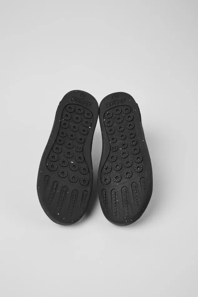 Kids Camper Sneakers Peu Touring Black Leather Sneakers For Kids Kids Camper Sneakers Peu Touring Black Leather Sneakers For Kids