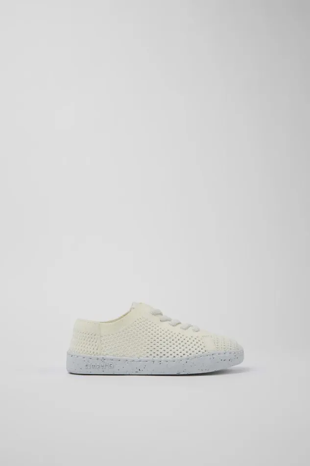 Kids Camper Sneakers Peu Touring White Textile Shoes For Kids Kids Camper Sneakers Peu Touring White Textile Shoes For Kids