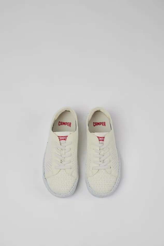 Kids Camper Sneakers Peu Touring White Textile Shoes For Kids Kids Camper Sneakers Peu Touring White Textile Shoes For Kids