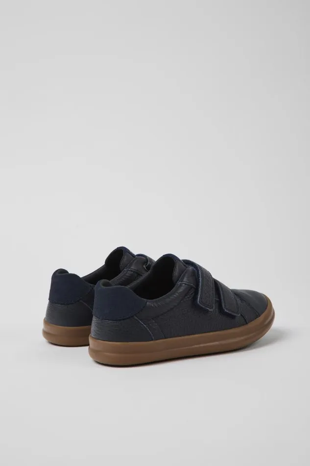 Kids Camper Sneakers Pursuit Blue Leather And Nubuck Sneakers For Kids Kids Camper Sneakers Pursuit Blue Leather And Nubuck Sneakers For Kids