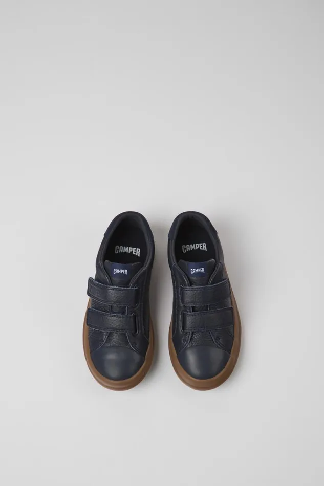 Kids Camper Sneakers Pursuit Blue Leather And Nubuck Sneakers For Kids Kids Camper Sneakers Pursuit Blue Leather And Nubuck Sneakers For Kids