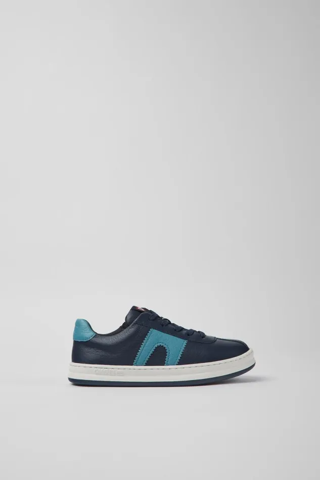 Kids Camper Sneakers Runner Dark Blue Leather Sneakers For Kids Kids Camper Sneakers Runner Dark Blue Leather Sneakers For Kids