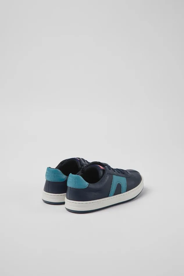 Kids Camper Sneakers Runner Dark Blue Leather Sneakers For Kids Kids Camper Sneakers Runner Dark Blue Leather Sneakers For Kids