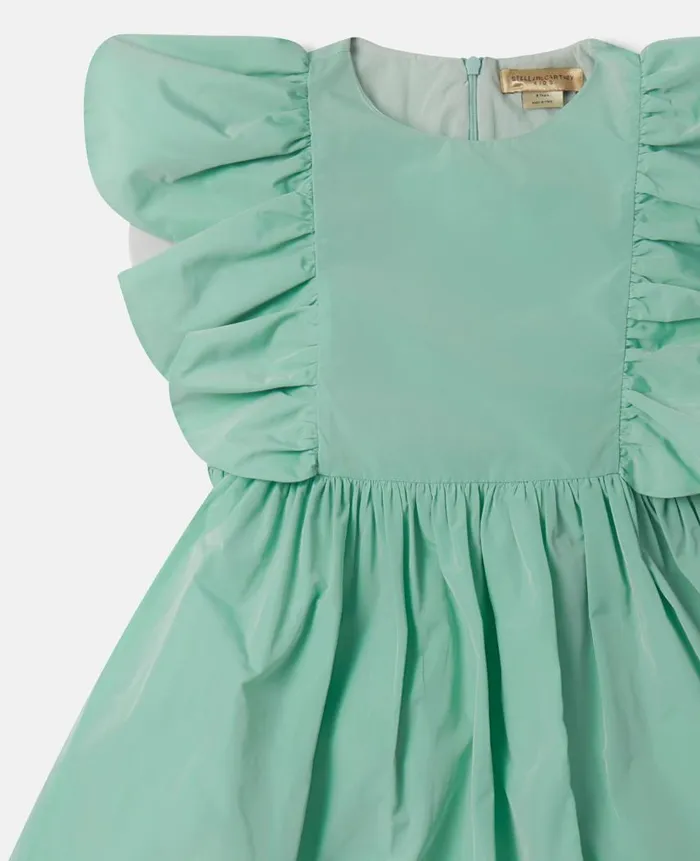 Kids Dresses and Jumpsuits Stella McCartney Scalloped Edge Sleeveless Dress Green