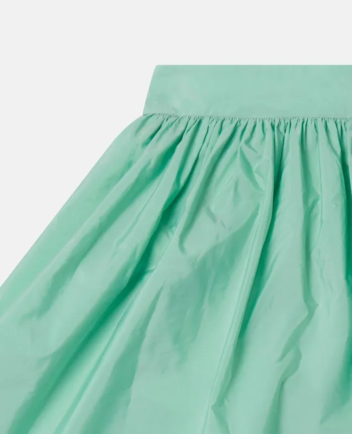 Kids Pants and Shorts Stella McCartney Scalloped Edge Skater Skirt Green