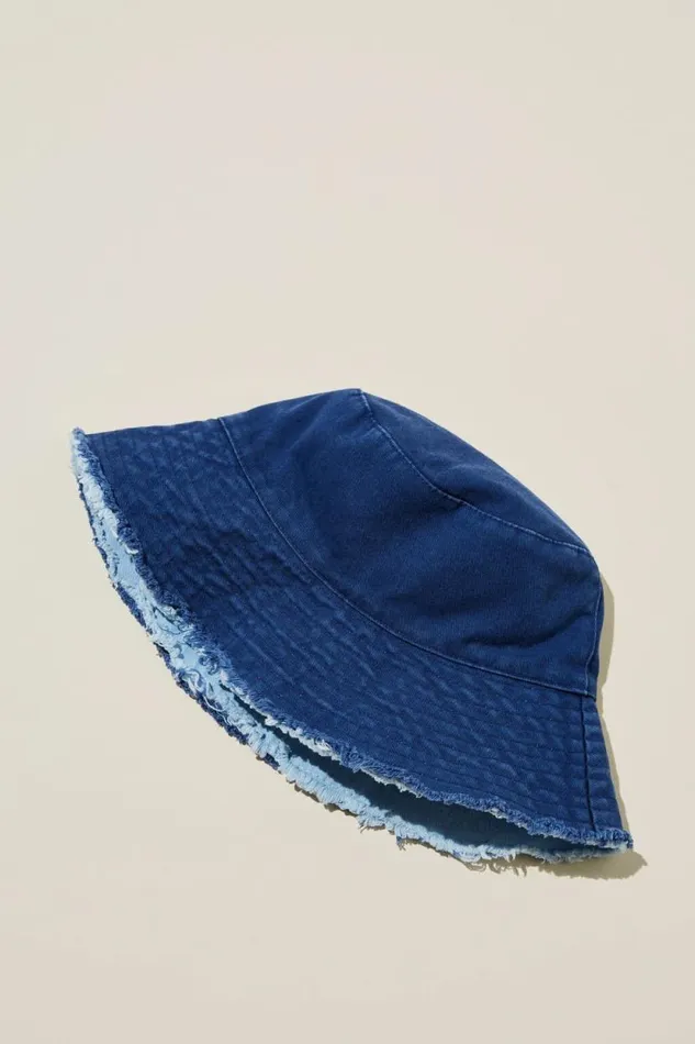 Kids Reversible Bucket Hat In The Navydusk Blue Girls Cotton On Hats and Beanies Kids Reversible Bucket Hat In The Navydusk Blue Girls Cotton On Hats and Beanies