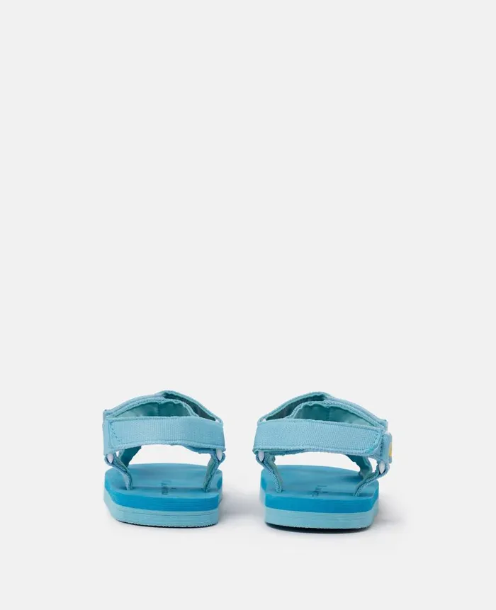 Kids Shoes And Accessories Stella McCartney Logo Tape Sandals Light Blue