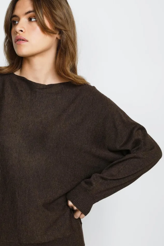 Knitwear and Cardigans Women CULTURE CUannemarie Pullover Demitasse Melange