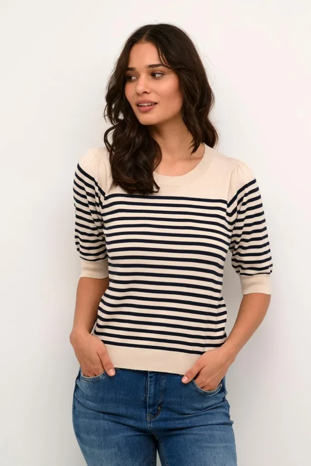 Knitwear and Cardigans Women CULTURE CUannemarie Short Sleeved Pullover