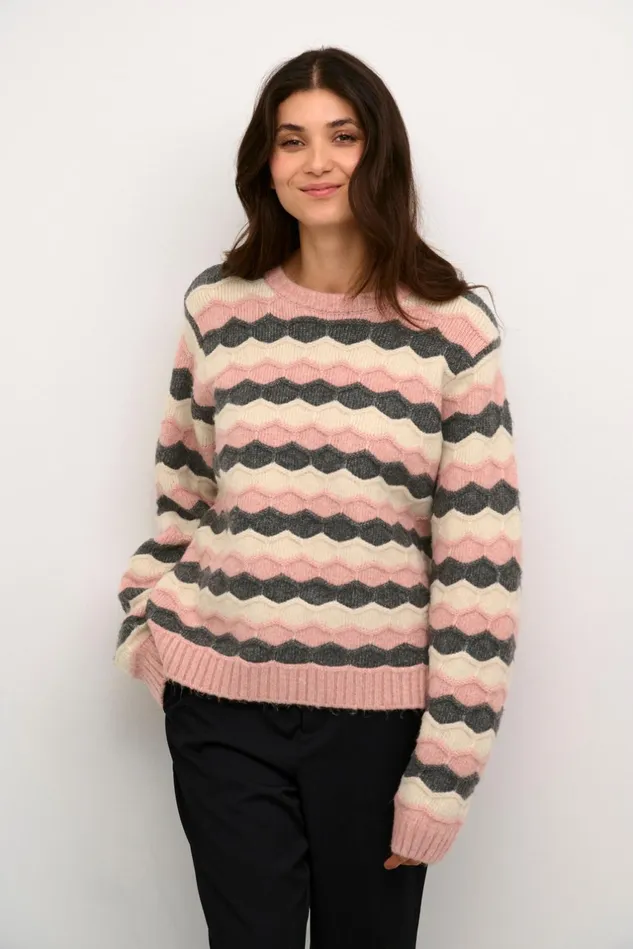 Knitwear and Cardigans Women CULTURE CUanthonia Pullover Pale Mauve