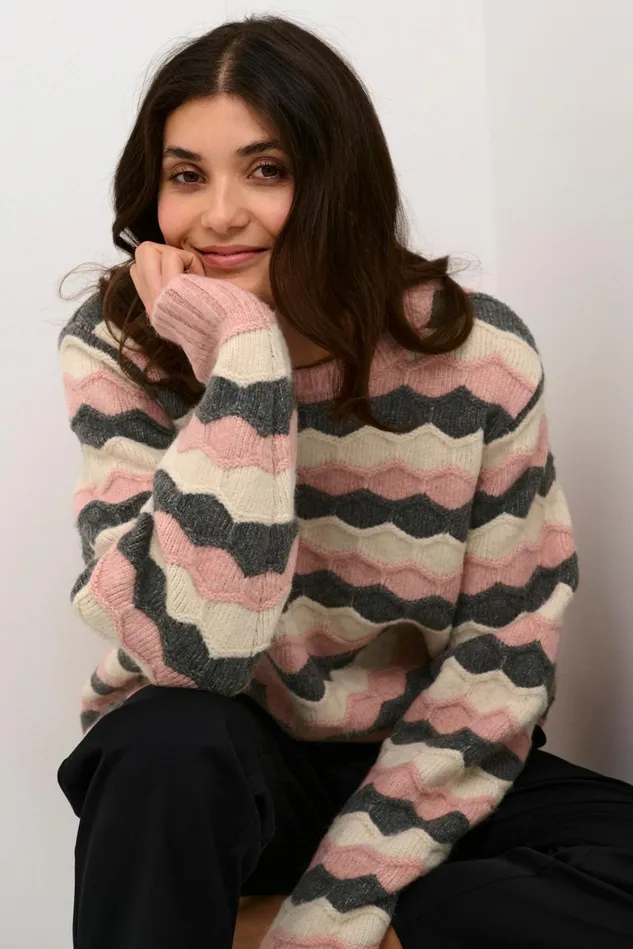 Knitwear and Cardigans Women CULTURE CUanthonia Pullover Pale Mauve