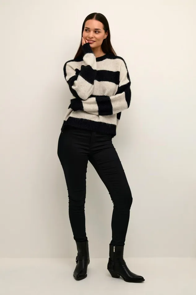 Knitwear and Cardigans Women CULTURE CUkimmy Pullover Oyster Gray Melange