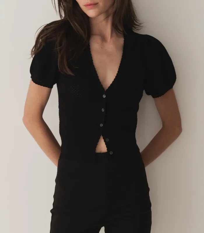 Knitwear Women DEN Ambrose Cardigan Black