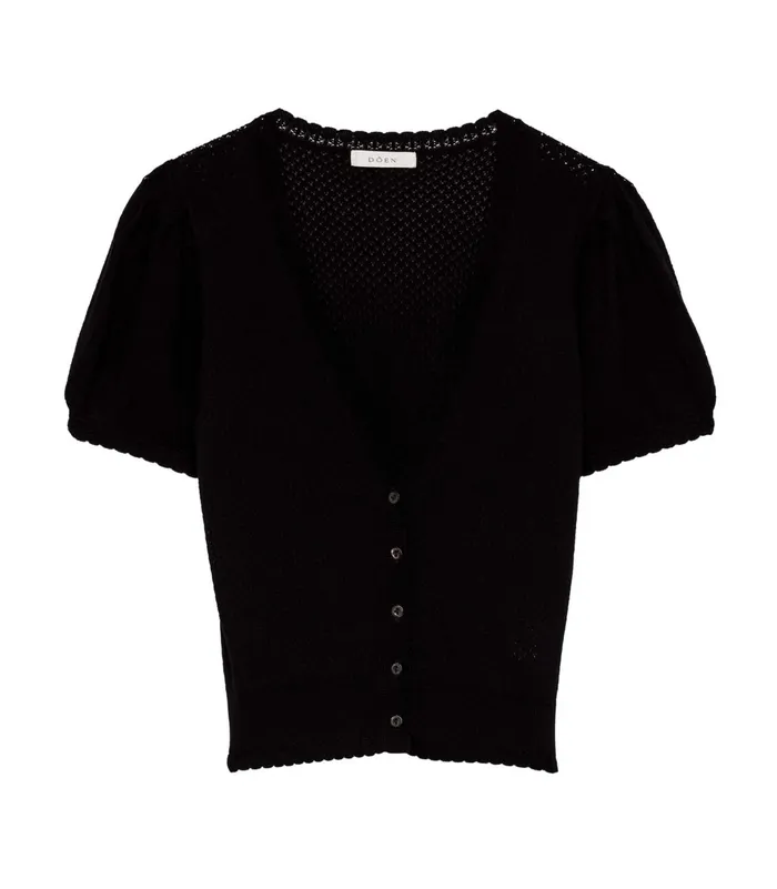 Knitwear Women DEN Ambrose Cardigan Black