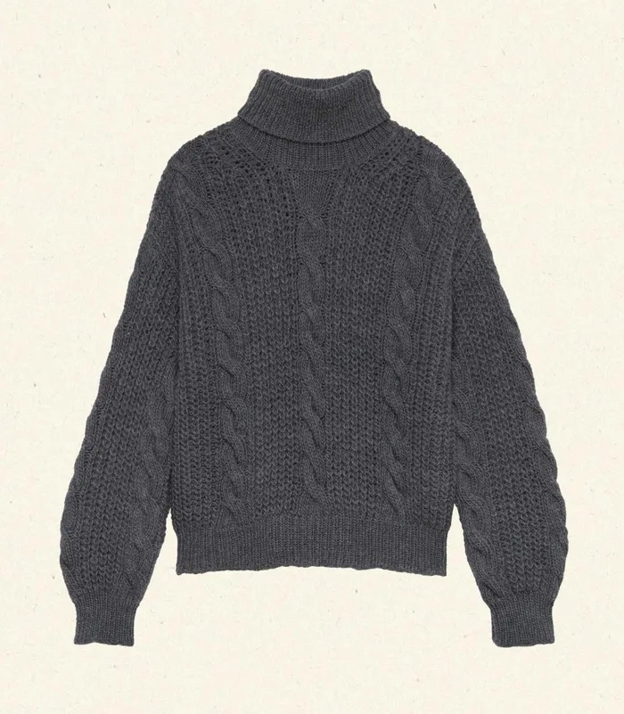 Knitwear Women DEN Leighton Sweater Dark Grey