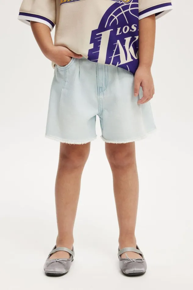 Kyla Denim Short Bleach Blue Wash Girls Cotton On Shorts Skirts and Playsuits Kyla Denim Short Bleach Blue Wash Girls Cotton On Shorts Skirts and Playsuits
