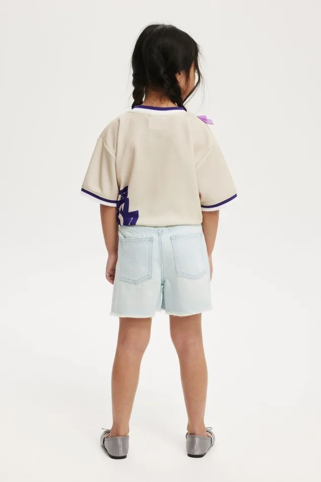 Kyla Denim Short Bleach Blue Wash Girls Cotton On Shorts Skirts and Playsuits Kyla Denim Short Bleach Blue Wash Girls Cotton On Shorts Skirts and Playsuits