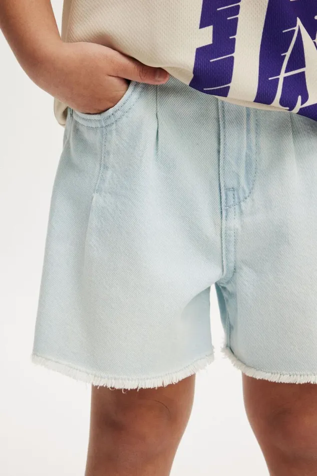 Kyla Denim Short Bleach Blue Wash Girls Cotton On Shorts Skirts and Playsuits Kyla Denim Short Bleach Blue Wash Girls Cotton On Shorts Skirts and Playsuits