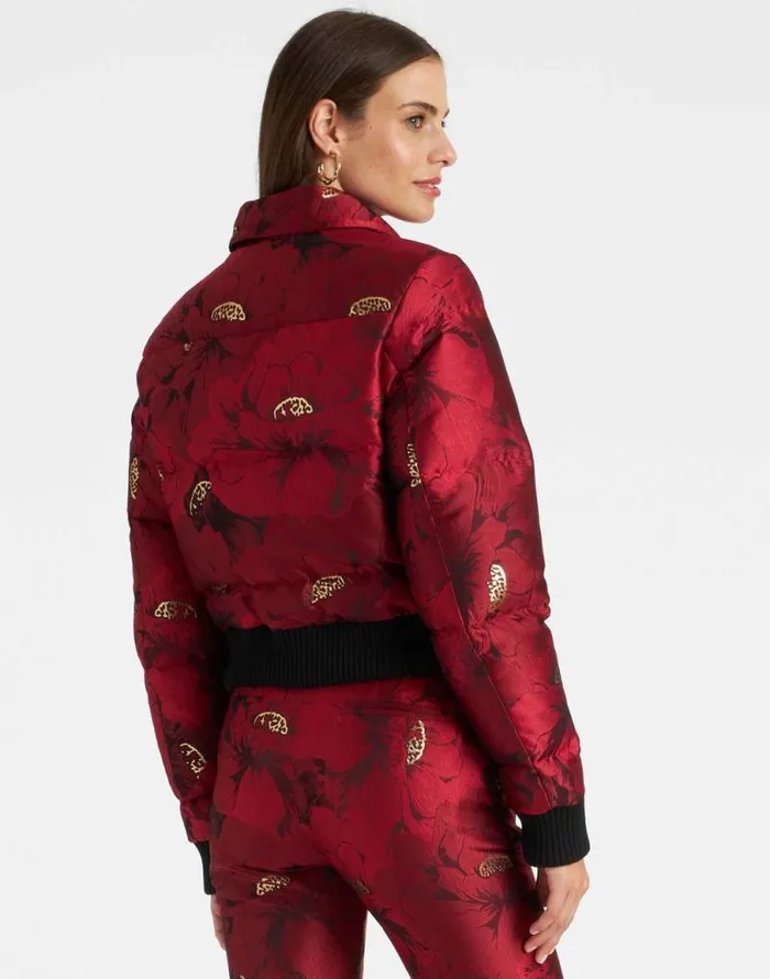 La Comasca Puffer Bomber Ruby Red Women La Double J Outerwear La Comasca Puffer Bomber Ruby Red Women La Double J Outerwear