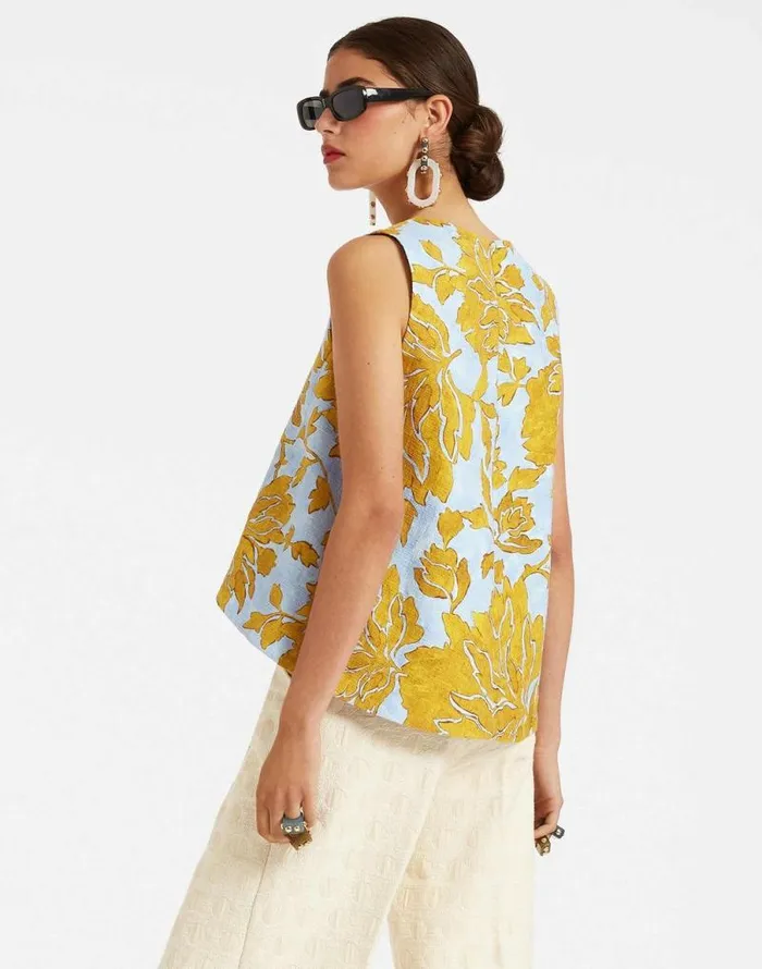 La Scala Top Tangle Light Blue Women La Double J Shirts and Tops La Scala Top Tangle Light Blue Women La Double J Shirts and Tops