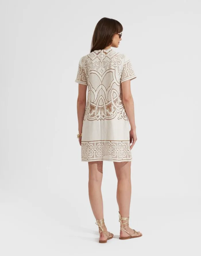 Lacey Mini Swing Dress Solid White Smoke Women La Double J Dresses Lacey Mini Swing Dress Solid White Smoke Women La Double J Dresses
