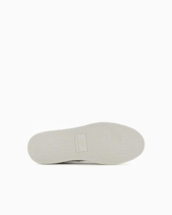 Leather Sneakers With Logo Grey Men Armani Sneakers Leather Sneakers With Logo Grey Men Armani Sneakers