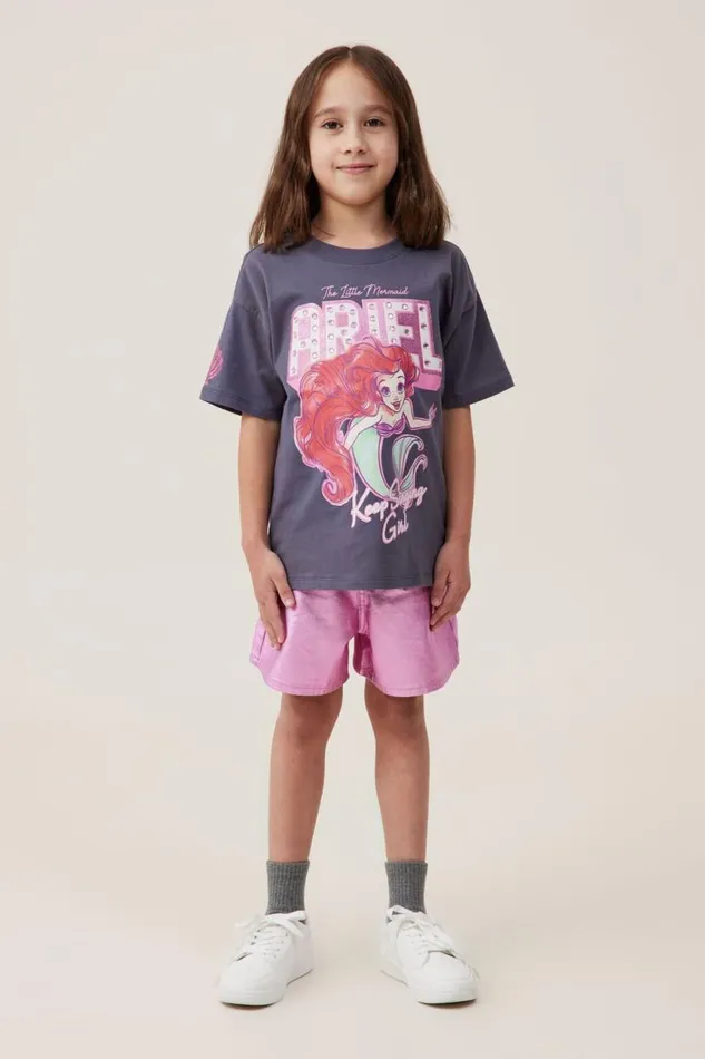 License Drop Shoulder Short Sleeve Tee Lcn Dis Ariel Keep Singingrabbit Grey Girls Cotton On Tops and TShirts License Drop Shoulder Short Sleeve Tee Lcn Dis Ariel Keep Singingrabbit Grey Girls Cotton On Tops and TShirts