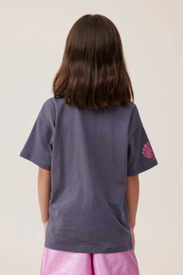 License Drop Shoulder Short Sleeve Tee Lcn Dis Ariel Keep Singingrabbit Grey Girls Cotton On Tops and TShirts License Drop Shoulder Short Sleeve Tee Lcn Dis Ariel Keep Singingrabbit Grey Girls Cotton On Tops and TShirts