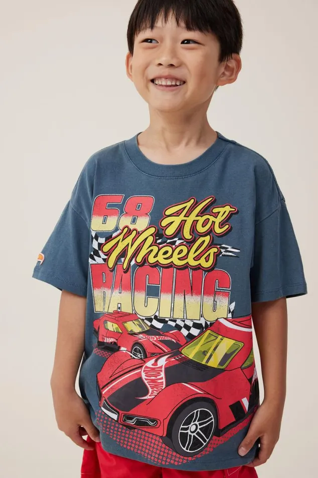 License Drop Shoulder Short Sleeve Tee Lcn Mat Stargazerhot Wheels Racing Boys Cotton On Tops and TShirts License Drop Shoulder Short Sleeve Tee Lcn Mat Stargazerhot Wheels Racing Boys Cotton On Tops and TShirts