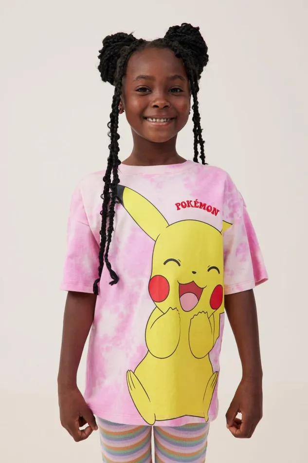 License Drop Shoulder Short Sleeve Tee Lcn Pok Pokemon Happypink Gerbera Girls Cotton On Tops and TShirts License Drop Shoulder Short Sleeve Tee Lcn Pok Pokemon Happypink Gerbera Girls Cotton On Tops and TShirts