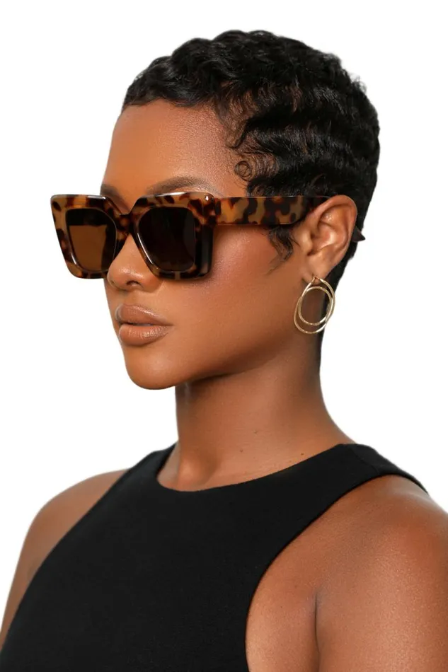 Lilly039s Kloset Eyewear Women Shade Wave Sunglasses Tortoise