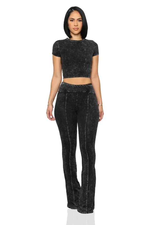 Lilly039s Kloset Sets Women On The Move Piece Pant Set Black