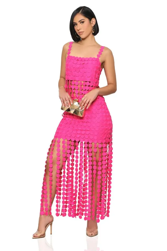 Lilly039s Kloset Sets Women Think Pink Skirt Set