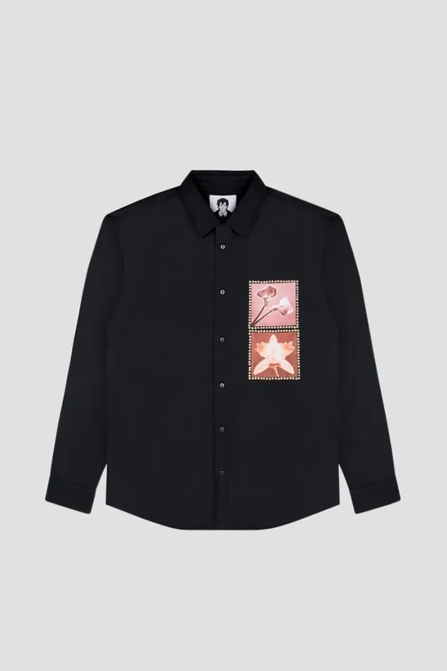 Lily Orchid Robert Mapplethorpe Shirt Black Women MISBHV Tops