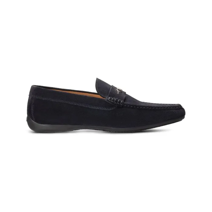 Loafers Men Moreschi Black Suede Loafer