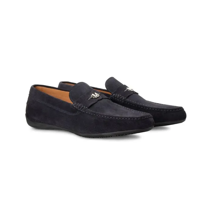Loafers Men Moreschi Black Suede Loafer