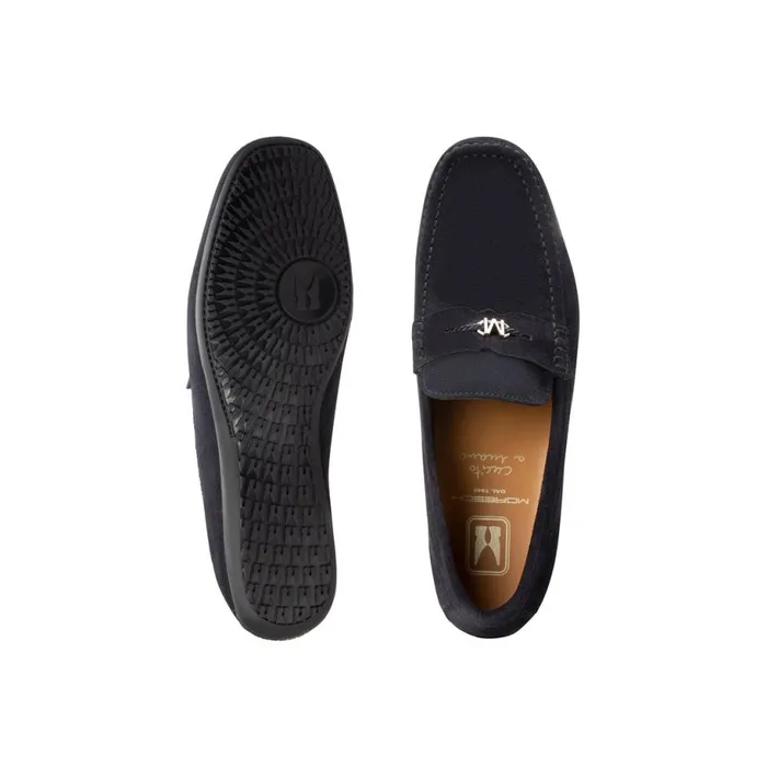 Loafers Men Moreschi Black Suede Loafer