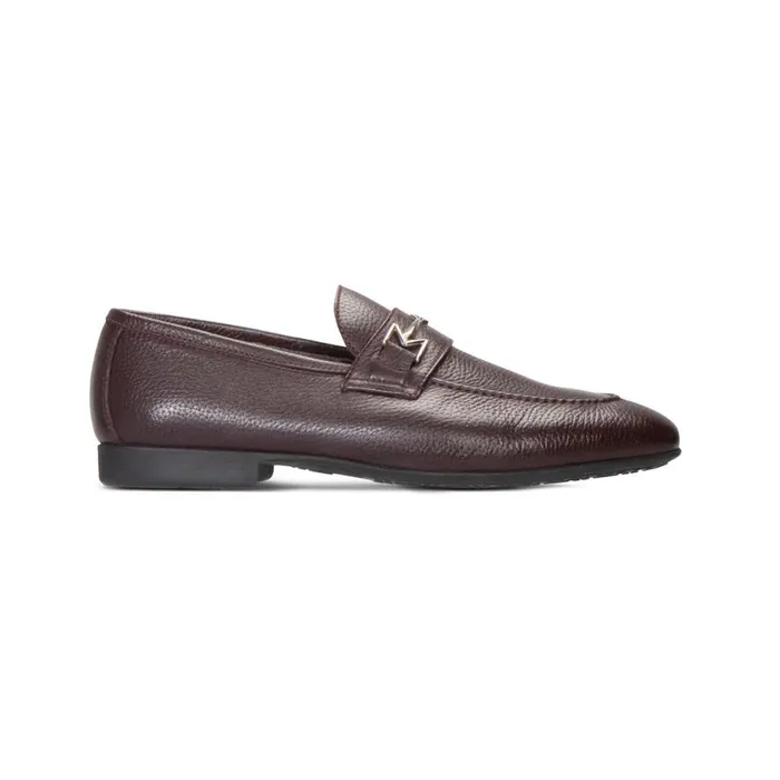 Loafers Men Moreschi Burgundy Leather Loafer
